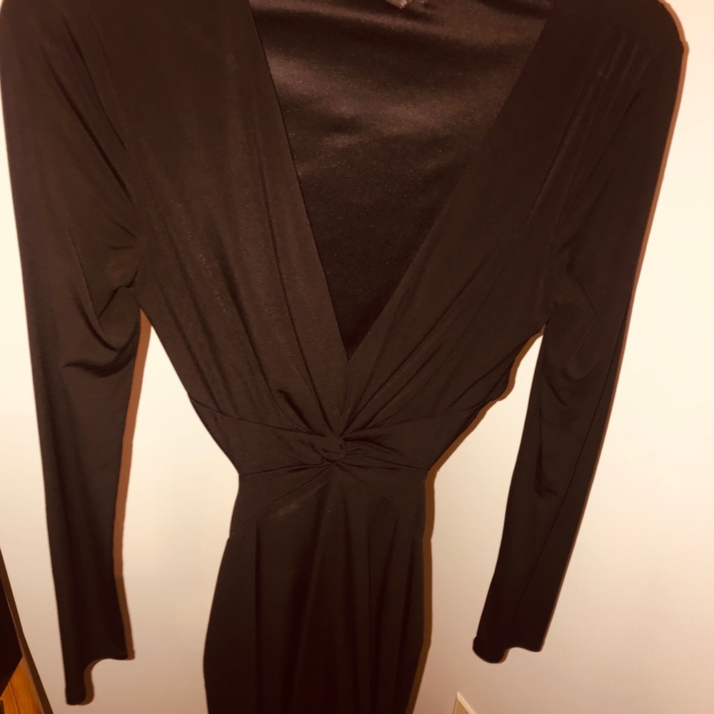 Express black tight dress with cut outs
